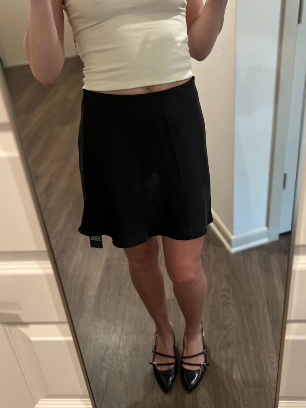 Women's Satin Mini Skirt